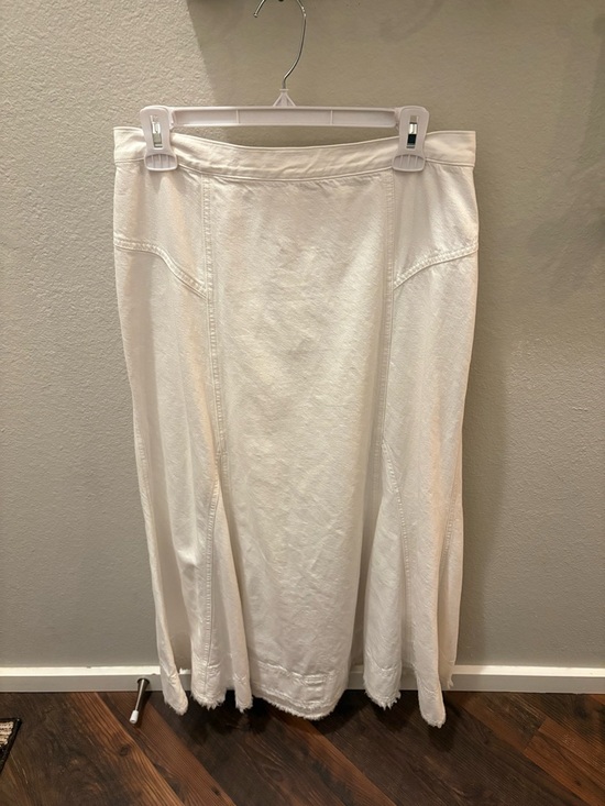 Madewell Dresses & Skirts - Madewell Airy Denim Slip Midi Skirt Size 29